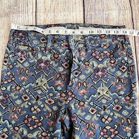 Anthropologie PILCRO AND THE LETTEPRESS 27 High Rise Skinny Corduroy Pants boho - Picture 8 of 8